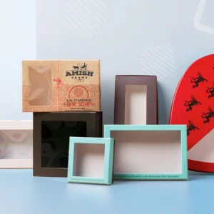 brown kraft bakery boxes