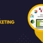 Black Yellow Digital Marketing Facebook Cover 90x90