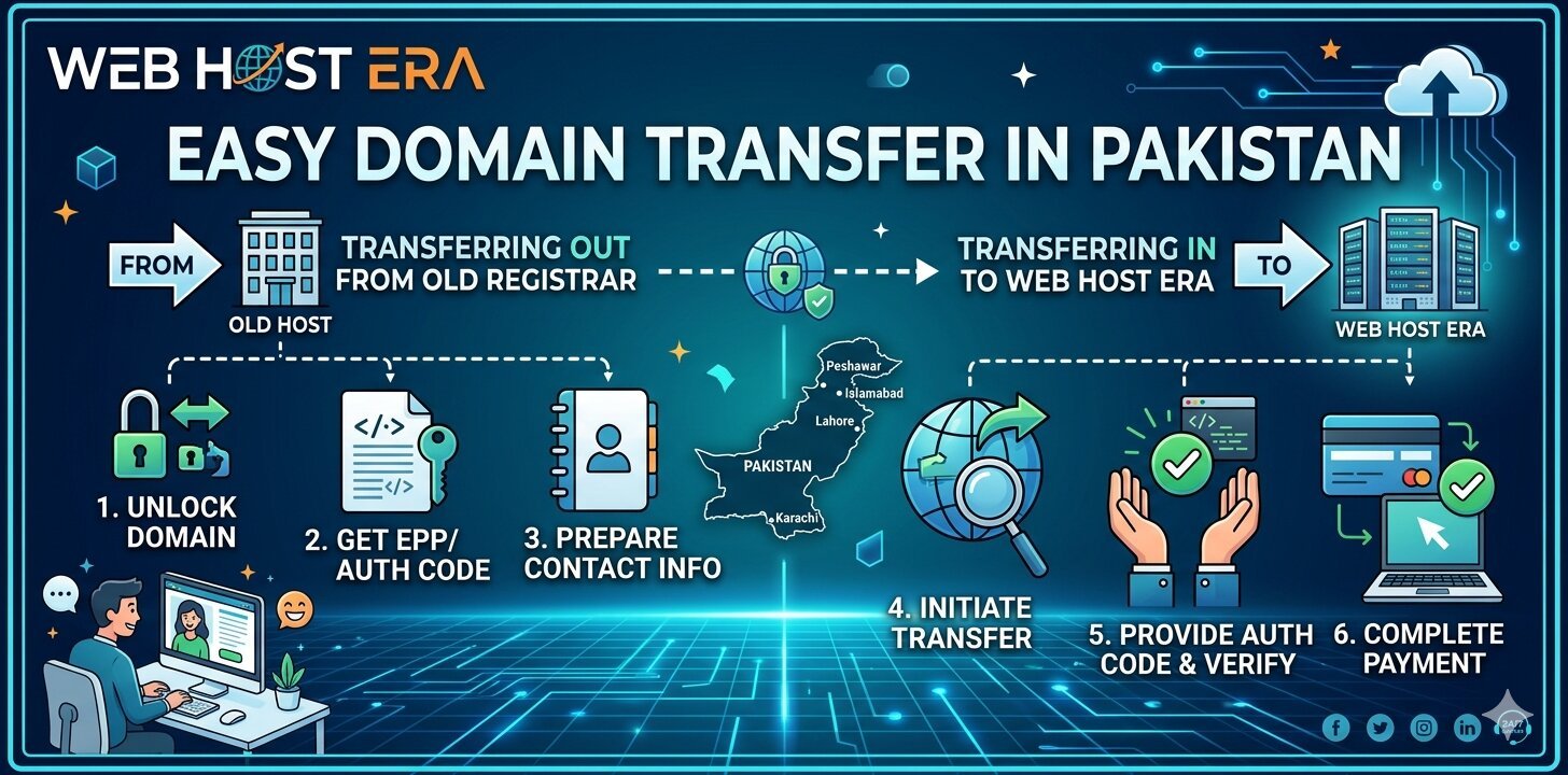 Domain Transfer in Pakistan