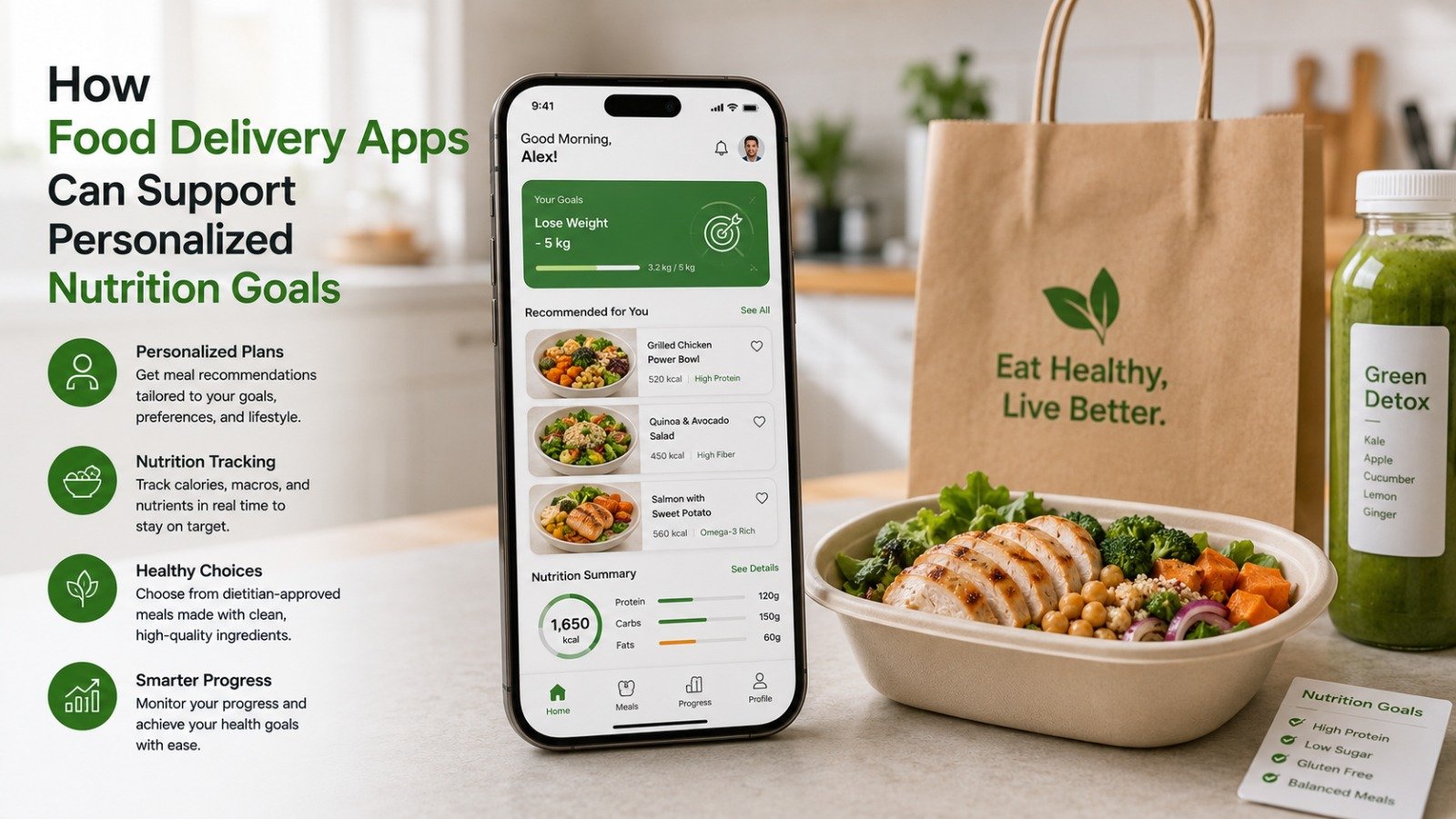 How Food Delivery Apps Support Personalized Nutrition Goals