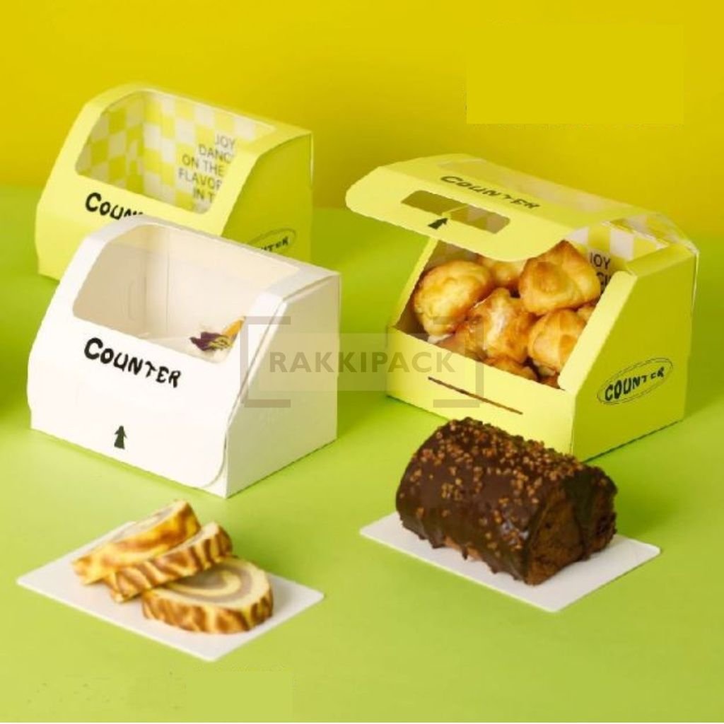Cardboard dessert boxes