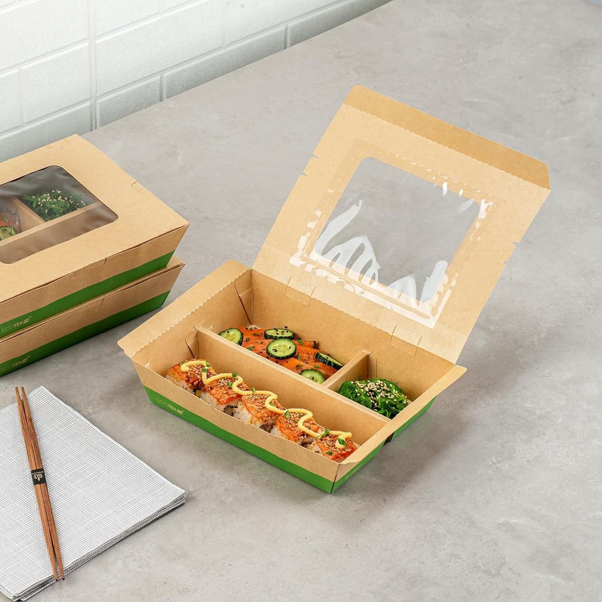 Cardboard tofu boxes