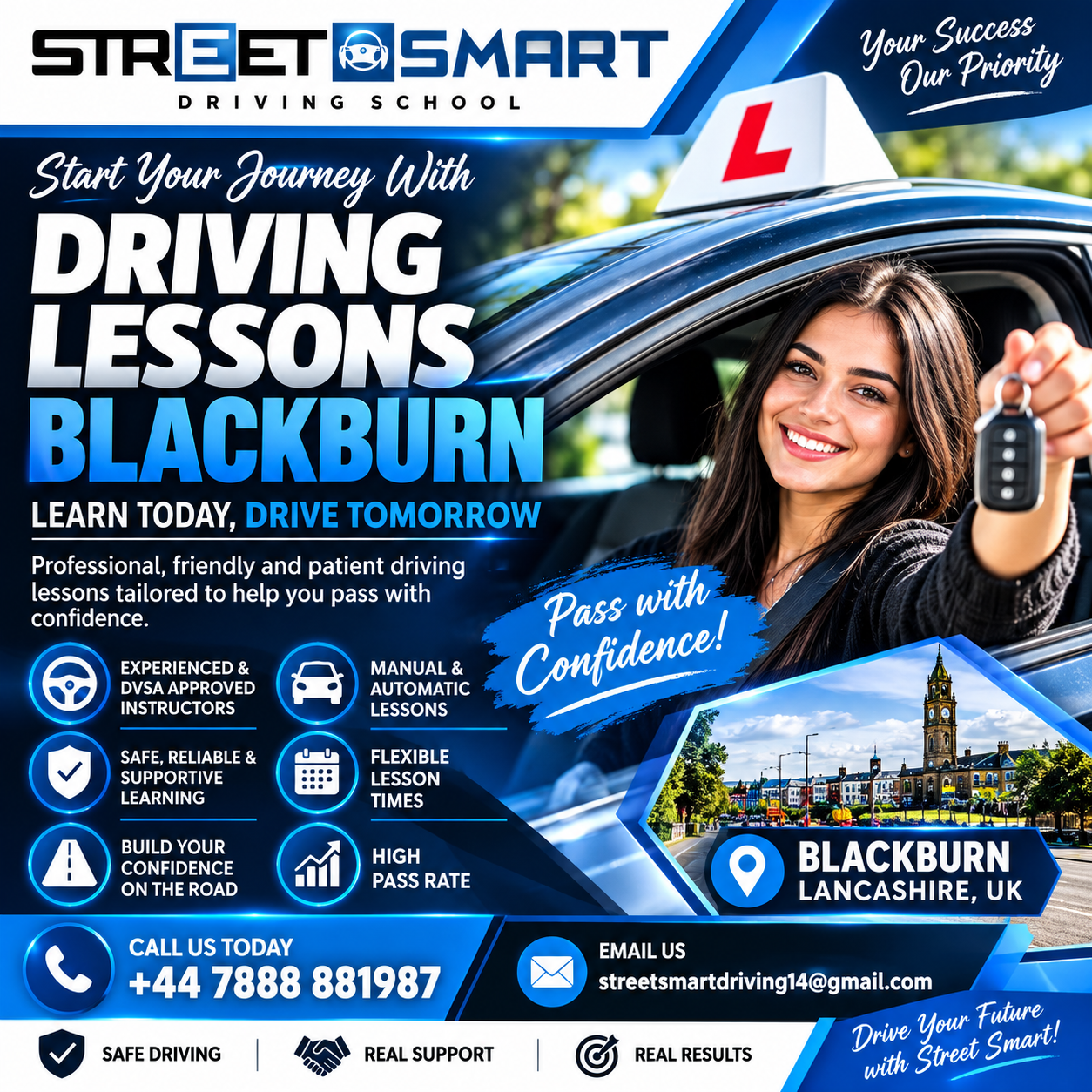 automatic driving lessons darwen