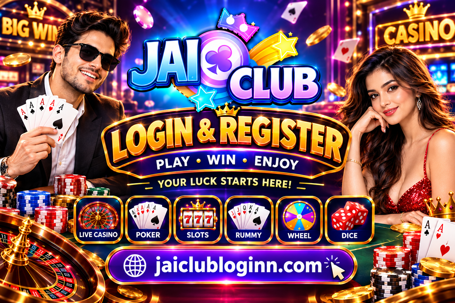 Jai Club Login & Register