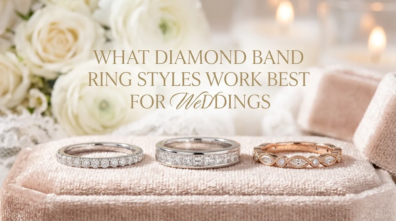 What Diamond Band Ring Styles Work Best for Weddings